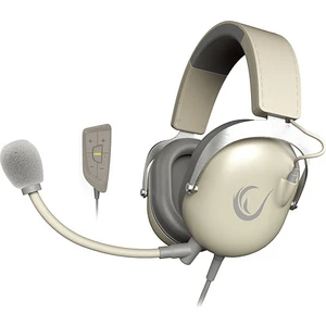 R81 Champıon Bej 7.1 Surround Sound System Mikrofonlu Oyuncu Kulaklığı