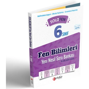 Artıbir Yayınları Solo Fen 6. Sınıf Fen Bilimleri Yeni Nesil Soru Bankası