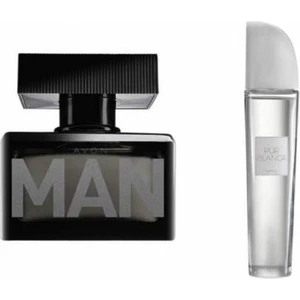 Man Erkek Parfümü 75 ml Edt ve Avon Pur Blanca Bayan Parfümü 50 ml