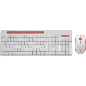 Elite KM-6388 Beyaz Kablosuz LC Layout (Ingilizce Q) Multimedia Klavye + Mouse Set