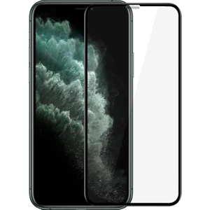 Apple iPhone 11 Pro (5.8'') Tam Kaplayan Temperli Cam Ekran Koruyucu Siyah