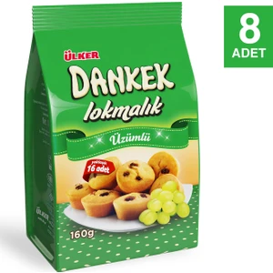 Dankek Lokmalık Üzümlü 160 gr x 8 Adet