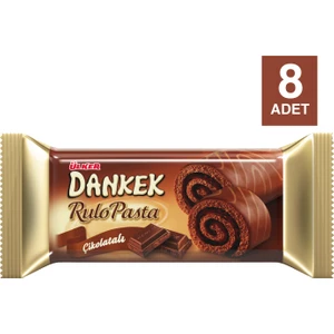 Dankek Rulo Pasta Çikolatalı 235 gr x 8 Adet