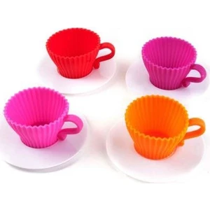 4'lü Silikon Muffin Kalıp Seti