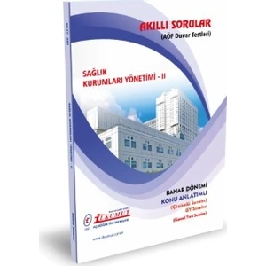 İlkumut Yayınları - Sağlık Kurumları Yönetimi II