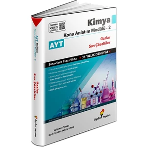 Aydın Yayınları AYT Kimya Ders İşleyiş Modülü-2