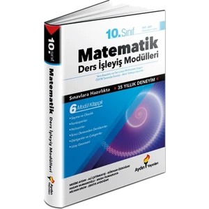 Aydın Yayınları 10. Sınıf Matematik Ders İşleyiş Fasikülleri 6 Modül Kitapçık