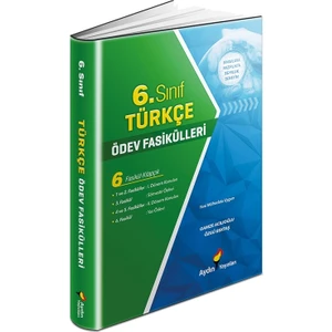 Aydın Yayınları 6. Sınıf Türkçe Ödev Fasikülleri