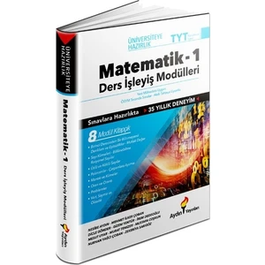 Aydın Yayınları TYT Matematik-1 Ders İşleyiş Modülleri 8 Modül Kitapçık