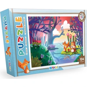 Blue Focus Sevimli Balıkçılar 104 Parça Puzzle