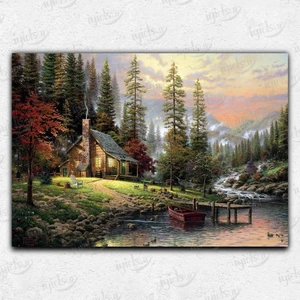 İyi Olsun Doğa Manzaralı Kanvas Tablo