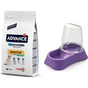 Sterilised Kısırlaştırılmış Somonlu Salmon 1,5 kg Kedi Maması + Evohe Mama Kabı