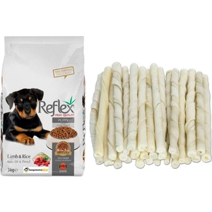 Puppy Lamb & Rice Kuzu Etli & Pirinçli Yavru Köpek Maması 3 kg + 10'lu Sütlü Burgu Kemik