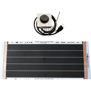 Xica PTC-206 41,25 Watt 220 Volt Analog Gazlı Termostatlı Karbon Isıtıcı Film 25 x 60 cm