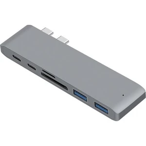 6 In 1 Type-C Hub SD / Micro SD Kart Okuyucu USB 3.0
