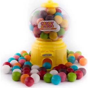 Candy Machine Sarı Sakız Makinesi + Karışık Sakız 80 gr
