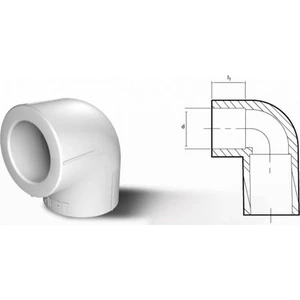 Fırat 20 mm PPRC Dirsek Boru 90° 25'li