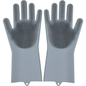 Magic Gloves Sihirli Bulaşık Eldiveni Mutfak Banyo Temizleme Fırçası Oto Ev Iş