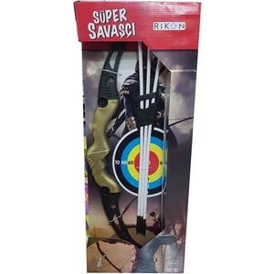 Rikon Süper Savaşçı Plastik Vakumlu Ok Yay Seti 63 cm