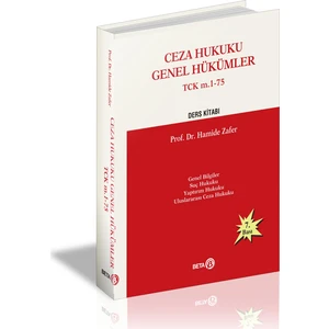 Ceza Hukuku Genel Hükümler TCK M-1-75