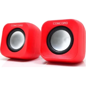 C-799 1+1 Mini USB PC Speaker - Kırmızı