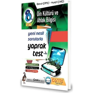 Çanta Yayınları 8.Sınıf Din Kültürü Yaprak Test-2020 Davut Çiftçi - Murat Çinici
