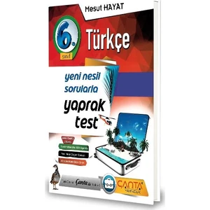 Çanta Yayınları 6.Sınıf Türkçe Yaprak Test-2020 Mesut Hayat