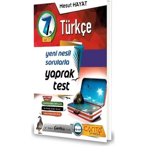 Çanta Yayınları 7.Sınıf Türkçe Yaprak Test-2020 Mesut Hayat