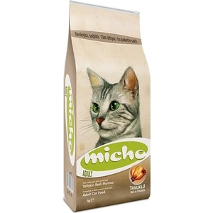 Tavuklu (Hamsi ve Pirinç eşliğinde) Yetişkin Kedi Maması 1,5Kg