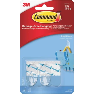 Command 17092 Küçük Boy Şeffaf Askı