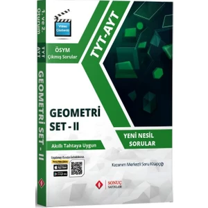 Sonuç Yayınları TYT -AYT Geometri Set 2