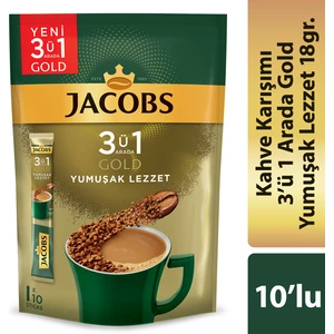 3ü1 Arada Gold Yumuşak Lezzet 18gr 10 Adet