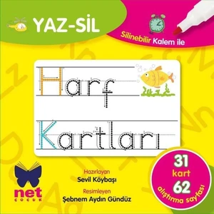 Harf Kartları Yaz Sil