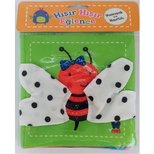Hışır Hışır Eğlence Arı Kumaş Bez Kitap