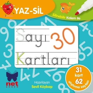 Sayı Kartları Yaz Sil