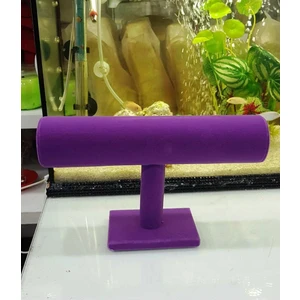 Aydın Dekor Ithal Süet Mor Bileklik-Saat Takı Standı (Aydindecor)