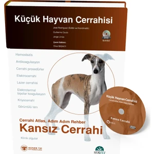 Küçük Hayvan Cerrahisi - Kansız Cerrahi (Cerrahi Atlas, Adım Adım Rehber) Kitap + DVD
