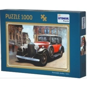 Adam Games Nostaljik Araba 1000 Parça Puzzle