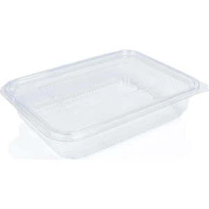 Plastik Sızdırmaz Gıda Kabı Düz Kapak 1000GR - 100 Adet