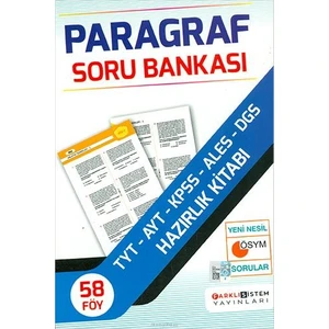 Farklı Sistem Paragraf Fasikül Soru Bankası