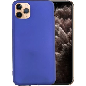 Case 4U Apple iPhone 11 Pro Kılıf Klasik Mat Renkli Yumuşak Premier Silikon Saks Mavi