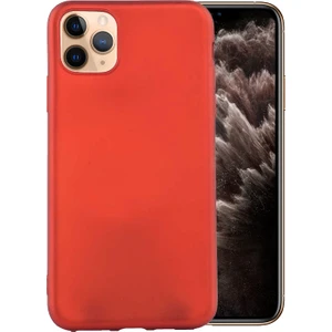 Case 4U Apple iPhone 11 Pro Kılıf Klasik Mat Renkli Yumuşak Premier Silikon Kırmızı