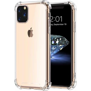 Case 4U Apple iPhone 11 Pro Kılıf Köşe Korumalı Darbe Emici Anti Shock Arka Kapak Şeffaf
