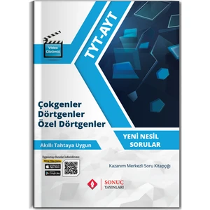 Sonuç Yayınları  TYT -AYT Çokgenler Dörtgenler Özel Dörtgenler 2021