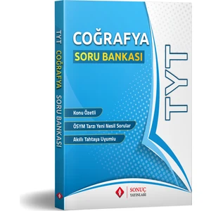 Sonuç Yayınları  TYT  Coğrafya Soru Bankası