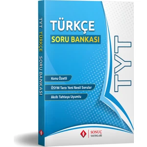 Sonuç Yayınları  TYT  Türkçe Soru Bankası 2020-2021
