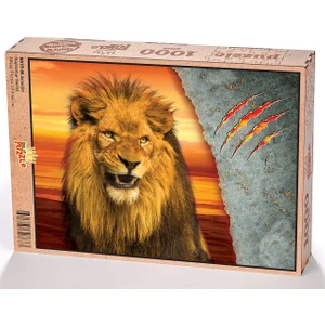 King Of Puzzle Aslanım Ahşap Puzzle 1000 Parça (HV17-M)