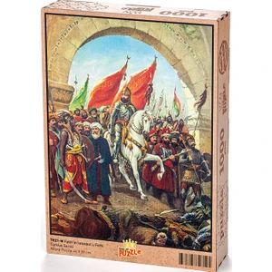King Of Puzzle Fatih'in Istanbul'u Fethi Ahşap Puzzle 1000 Parça (TR21-M)