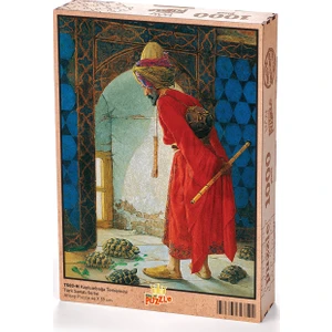 King Of Puzzle Kaplumbağa Terbiyecisi Ahşap Puzzle 1000 Parça (TS03-M)