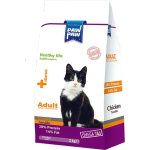 Paw Paw Healty Life Tavuk Etli Yetişkin Kedi Maması 1 kg